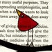 THE IMPORTANCE OF WOODEN SPATULAS--Original Ink Bird Illustration on Vintage Paper--DeadpanAlley--