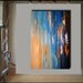 55x36 landscape abstract painting on canvas by Elsisy. Title: The deep