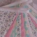 SOFT PASTELS Banner Bunting Fabric Nursery Birthday Party Baby Shower or Celebration or Photo prop can be personalised Ready to ship