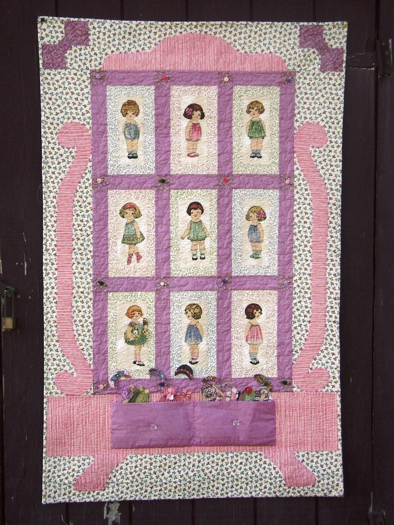 PlayTIME Windham Paper Doll Quilt KIT 36x 56 Quilt