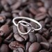 Sterling Coffee Cup ring - Size 9.5 US -Handmade