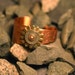 Sunburst Riveted Copper Cuff - Columbia