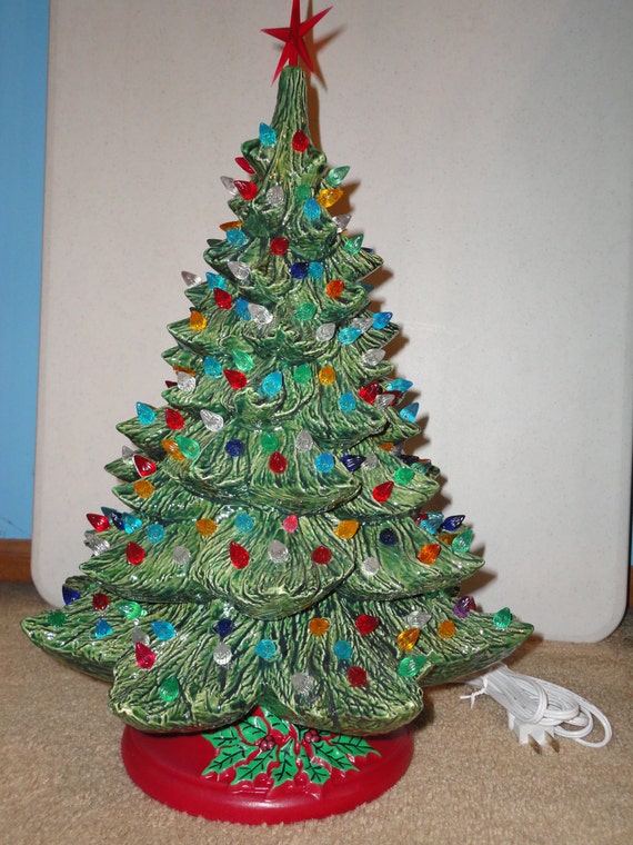 new ceramic christmas tree 18 tall new ceramic christmas tree 18 tall