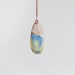 Wooden Boho Necklace / Green Necklace / SALE