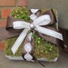 SALE PRICED...Moss Ring Bearer Pillow with Vintage Lace