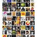 Beatles - The Fab Four - 3 sizes - Inchies, 7-8 inch, AND scrabble tile size .75 x .83 inch - Digital Collage Sheet - INSTANT DOWNLOAD