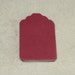 Tag, Gift Tag, Earring Tag, Set of 20, Maroon