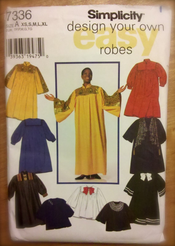 CHOIR ROBE Sewing Pattern Unisex Graduation by patterns4you
