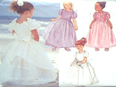 Butterick 3351 Sewing pattern flower girl or party by HeyChica