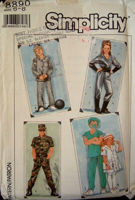 Child's Assorted Costumes Pattern Sizes 2, 3,
4, 5 | Vintage