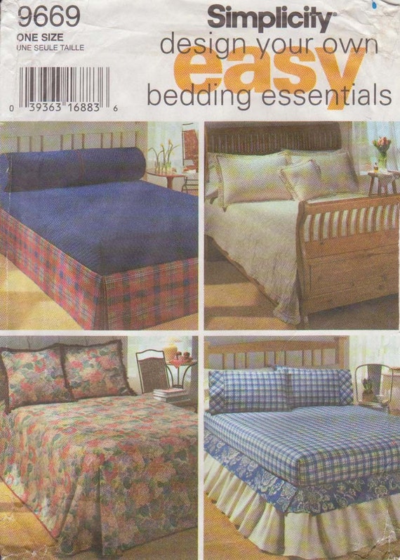 Sewing Pattern for BedspreadsCoverletsBedcapFitted