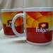Vintage coffee cups Folgers coffee cups Pair of Folgers coffee cups Pair of cups