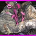 Shopping Cart cover, high chair cover, Mossy Oak camouflage camo with hot pink, pillow pocket