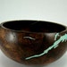 Glazed Wisdom III - California Black Oak Burl Bowl