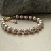Champagne Pearl Braclet Crystal Fireball, Tracie