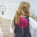 Vermont Weekend Upcycled Babydoll Vest with Vintage Trim and Crochet Applique Tiered Ruffle by MountainGirlClothing