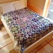 Recycled Sweater Blanket, Stars and Pinwheels