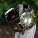 Hand-Crafted Rough Distressed Watch with Watch-Face