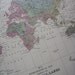 1867 Mitchell's World Map - Ocean Seas Lakes and Rivers - Vintage Antique Map Great for Framing 100 Years Old