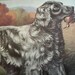 Currier and Ives Calendar Print - Well Bred Setter - Vintage Americana Folk Art Illustration Great for Framing