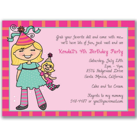 Etsy Invitations Kids Party 9