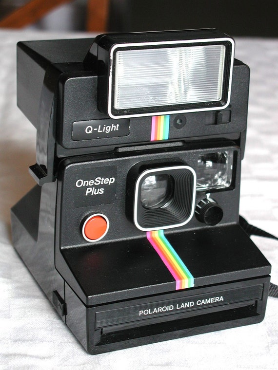 Polaroid Onestep Plus Land Camera And Q Light By Sunsetsidevintage