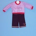 Ballerina Bling Lavender Sweatshirt with Boutique Jeans for American Girl Dolls