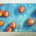 Apples and a Tangerine Original Painting Still Life Art