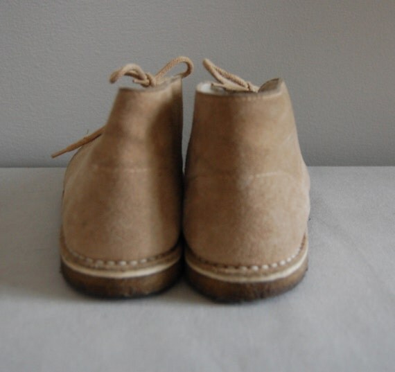 vintage FAWN Suede CHUKKA Boots