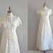 r e s e r v e d...vintage 1960s Ophelia lace applique dress