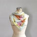 vintage 1950s Candy Floral silk scarf