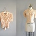 1930s blouse / lace blouse / Dauphine Blouse