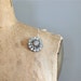 rhinestone brooch / 50s brooch / Light Wheel