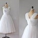vintage 1950s dress / 50s chiffon / Spun Gossamer