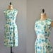 1960s dress / novelty print / 60s / Hot Air Balloon dress