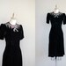 1930s dress / vintage 30s dress / Hot Lights dress
