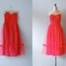 1950s dress / strapless tulle 50s dress / Fools Rush In