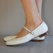 white mary janes flat