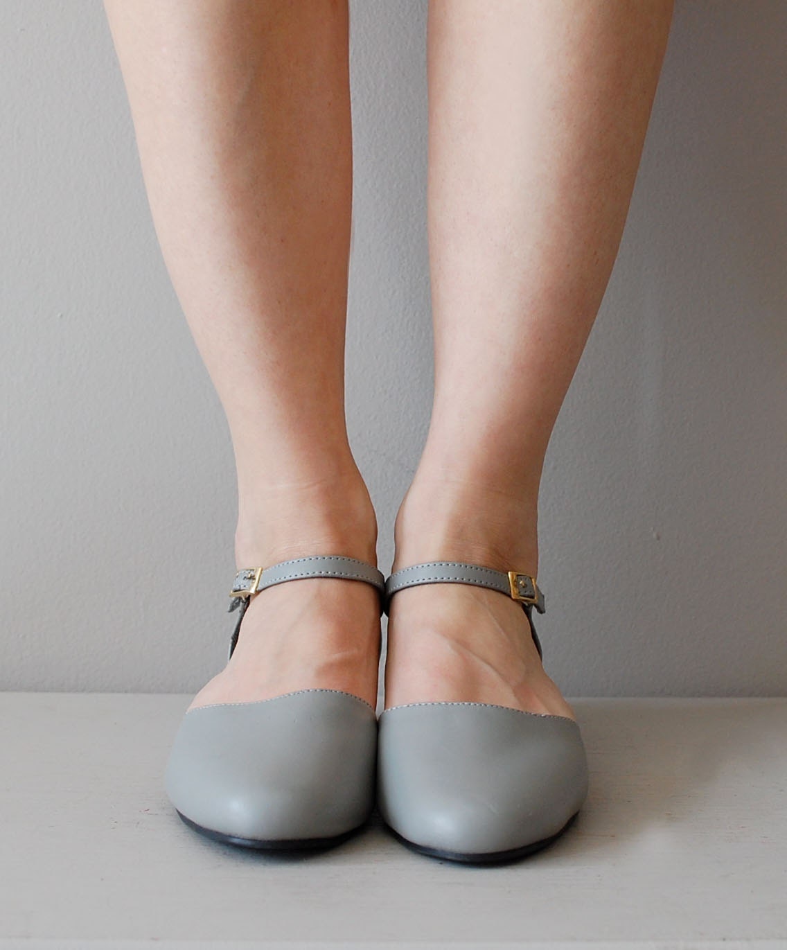 mary jane shoes / gray mary janes / Jane Grey shoes