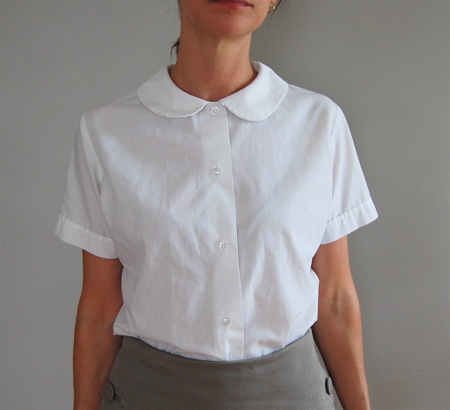 blouse peter pan collar