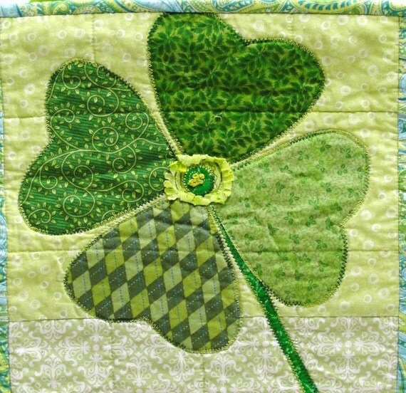 shamrocks st patricks day quilt pattern