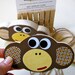 Monkey Art Display Clips - eco-friendly - by Maple Shade Kids