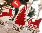 Deck the Halls Christmas Holiday PRINTABLE Party Collection - You Customize EDITABLE TEXT Instant Download Il_170x135