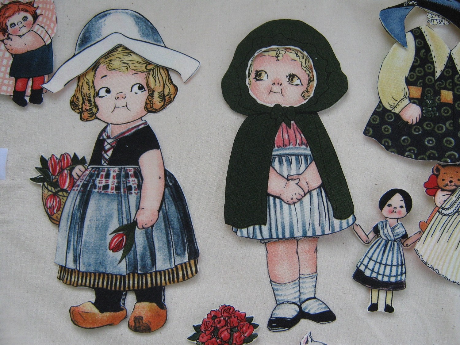 Fabric Paper Dolls International Edition