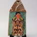frida kahlo art clay house mixed media curio oddity skeleton