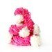 Snowflake Ski Bunny 36 yards handspun plyed textured art yarn