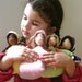 SALE organic waldorf doll / handmade eco friendly bunting cuddle toy (ready to ship)