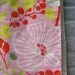 SALE - BABY blanket Marimekko - organic mod pink flowers gardens bedding (LAST 1)