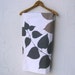 modern baby blanket ORGANIC / Marimekko mod leaves in gray and taupe- eco friendly baby shower gift (ready to ship)