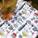 Picnic Blanket MARIMEKKO - Mod Eco Friendly Alfresco Dining Summer Outdoors Blanket (Ready to Ship) Wedding Gift Idea